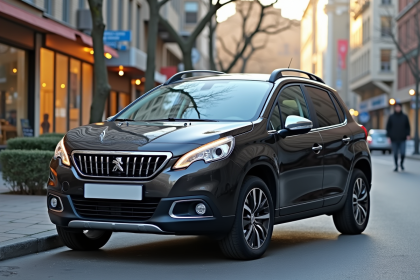 Voiture Peugeot 2008 d'occasion en extérieur jour