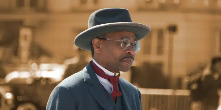 man wearing blue formal suit jacket