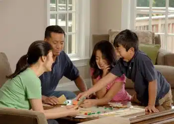 group of people beside coffee table